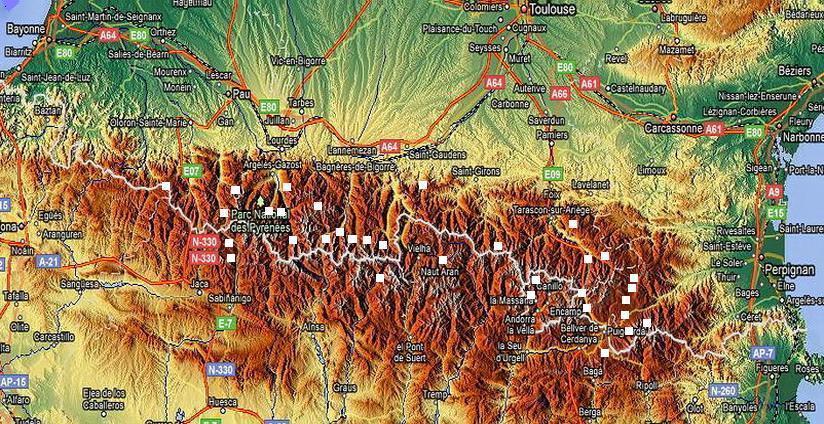 Plans Des Pistes Des Pyrenees Pyrenees Atlantiques Hautes Pyrenees Hte plans des pistes des pyrenees